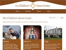 Tablet Screenshot of childheartcenter.org